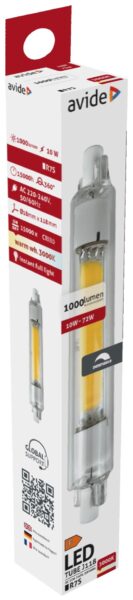 Avide LED 10W R7S 18x118mm WW 3000K Dimm. | BR (SKU:ABR7SWW10W-CL-D) Lineáris Avide LED 10W R7S 18x118mm WW 3000K Dimm. | BR (SKU:ABR7SWW10W-CL-D) Lineáris