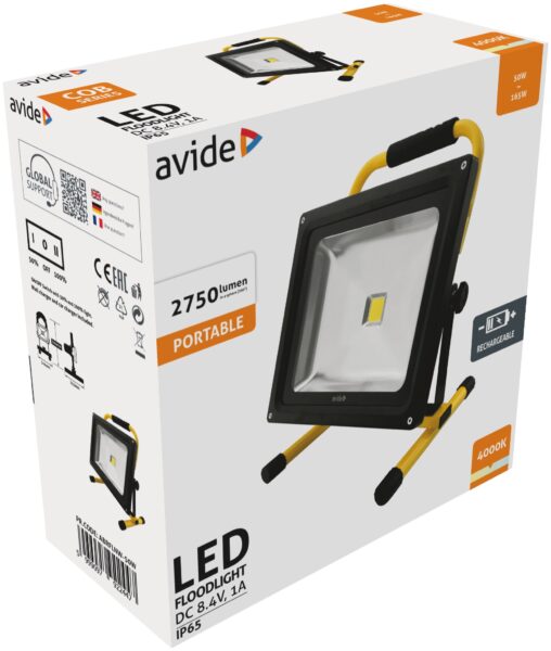 Avide LED Reflektor Akkumulátoros 50W NW 4000K | BR (SKU:ABRFLNW-50W) Egyéb Avide LED Reflektor Akkumulátoros 50W NW 4000K | BR (SKU:ABRFLNW-50W) Egyéb
