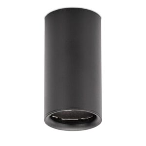 Avide GU10 Lámpatest Kerek Fekete 100mm | BR (SKU:ABSDL-55100-B) Fényforrás nélküli