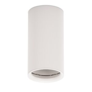 Avide GU10 Lámpatest Kerek Fehér 100mm | BR (SKU:ABSDL-55100-W) Fényforrás nélküli