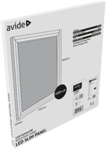 Avide LED Panel 600x600mm 33W WW 3000K 140lm/W UGR+IP44 Industrial Range | BR (SKU:ABSLP600-33W-WW-IND) Industrial