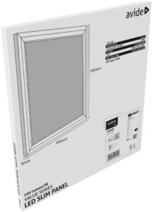 Avide LED Panel 600x600mm 45W NW 4000K 100lm/W Value Range | BR (SKU:ABSLP600-45W-NW-VAL) Value