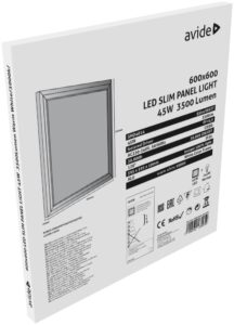 Avide LED Slim Panel 600x600mm 45W WW 3000K | BR (SKU:ABSLP600-45W-WW) Value