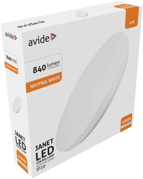 Avide LED Mennyezeti Lámpa Janet 12W 260*60mm NW 4000K | BR (SKU:ACLO26NW-12W-JAN) Mennyezeti lámpák Avide LED Mennyezeti Lámpa Janet 12W 260*60mm NW 4000K | BR (SKU:ACLO26NW-12W-JAN) Mennyezeti lámpák