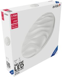 Avide LED Mennyezeti Lámpa Selene 18W 330*68mm CW 6400K | BR (SKU:ACLO33CW-18W-SEL) 18W