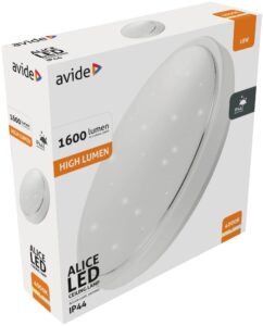 Avide LED Mennyezeti Lámpa IP44 Alice 18W 330*100mm NW 4000K | BR (SKU:ACLO33NW-18W-AL) 18W