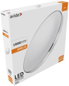 Avide LED Mennyezeti Lámpa Amelia Króm 18W 355*65mm NW 4000K | BR (SKU:ACLO33NW-18W-AME-C)