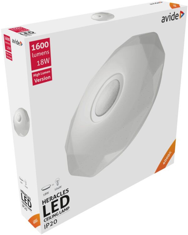 Avide LED Mennyezeti Lámpa Heracles 18W 348*66mm NW 4000K | BR (SKU:ACLO33NW-18W-HER) 18W