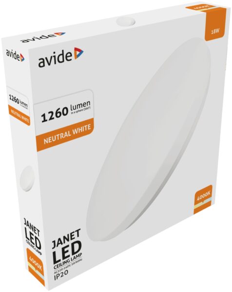 Avide LED Mennyezeti Lámpa Janet 18W 330*60mm NW 4000K | BR (SKU:ACLO33NW-18W-JAN) Mennyezeti lámpák Avide LED Mennyezeti Lámpa Janet 18W 330*60mm NW 4000K | BR (SKU:ACLO33NW-18W-JAN) Mennyezeti lámpák