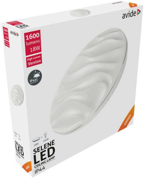 Avide LED Mennyezeti Lámpa IP44 Selene 18W 330*68mm NW 4000K | BR (SKU:ACLO33NW-18W-SEL44) Mennyezeti lámpák Avide LED Mennyezeti Lámpa IP44 Selene 18W 330*68mm NW 4000K | BR (SKU:ACLO33NW-18W-SEL44) Mennyezeti lámpák