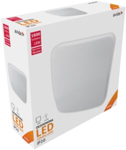 Avide LED Mennyezeti Lámpa Pandora (Alu) 18W 330*100mm WW 3000K *Sérült Csomagolás* | BR (SKU:ACLO33WW-18W-ALU-SCS) 18W