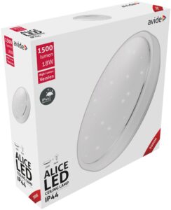 Avide LED Mennyezeti Lámpa IP44 Alice 18W 330*100mm WW 3000K | BR (SKU:ACLO33WW-18W-AL) 18W