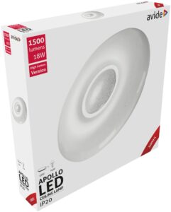 Avide LED Mennyezeti Lámpa Apollo 18W 348*62mm WW 3000K | BR (SKU:ACLO33WW-18W-APO)