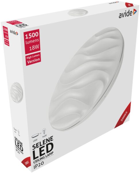 Avide LED Mennyezeti Lámpa Heracles 18W 348*66mm CW 6400K | BR (SKU:ACLO33CW-18W-HER) 18W