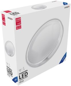 Avide LED Mennyezeti Lámpa Pandora (Alu) 24W 380*110mm CW 6400K | BR (SKU:ACLO38CW-24W-ALU) 24W
