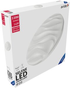 Avide LED Mennyezeti Lámpa Selene 24W 380*70mm CW 6400K | BR (SKU:ACLO38CW-24W-SEL) 24W