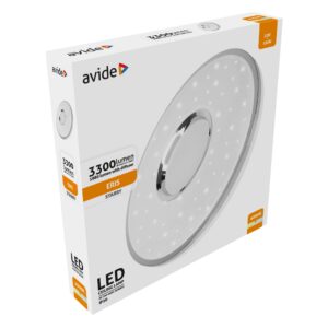 Avide LED Mennyezeti Lámpa Eris 22W 380*85mm NW 4000K 100lm/W | BR (SKU:ACLO38NW-22W-ERI) 22W