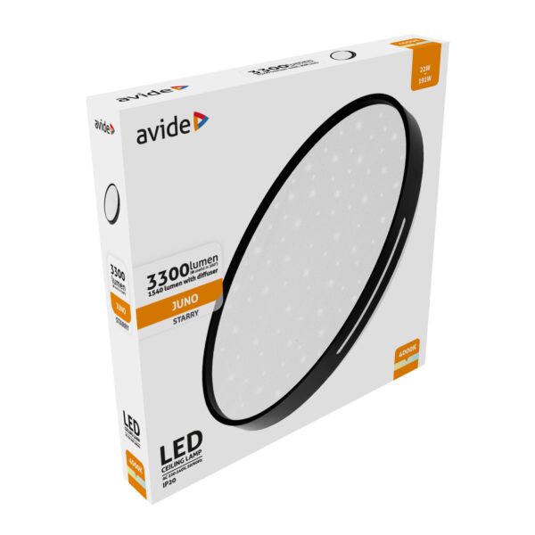 Avide LED Mennyezeti Lámpa Juno 22W 380*60mm NW 4000K 100lm/W | BR (SKU:ACLO38NW-22W-JUN) 22W Avide LED Mennyezeti Lámpa Juno 22W 380*60mm NW 4000K 100lm/W | BR (SKU:ACLO38NW-22W-JUN) 22W