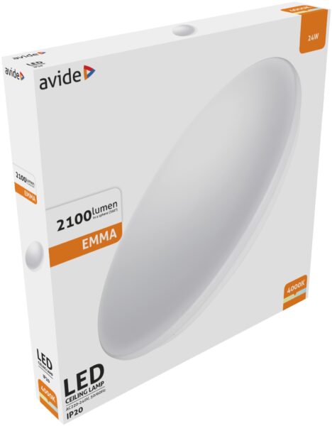 Avide LED Mennyezeti Lámpa Emma 24W 375*50mm NW 4000K | BR (SKU:ACLO38NW-24W-EM) 24W