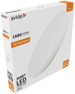 Avide LED Mennyezeti Lámpa Mia Csillagos 24W 370*50mm NW 4000K | BR (SKU:ACLO38NW-24W-MIA) 24W
