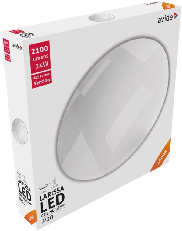 Avide LED Mennyezeti Lámpa Larissa 24W 375*70mm NW 4000K | BR (SKU:ACLO38NW-24W-LAR)
