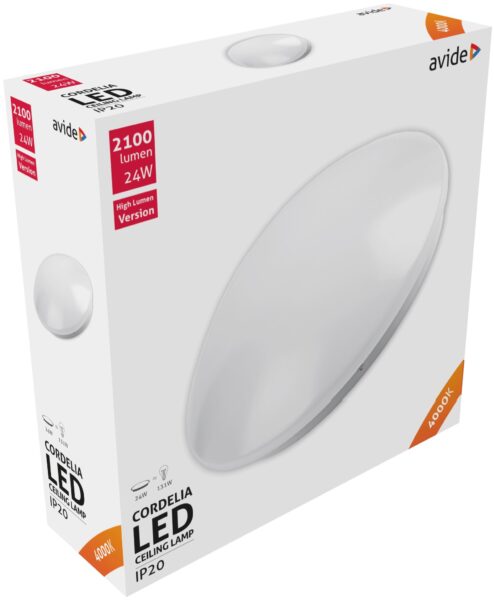 Avide LED Mennyezeti Lámpa Cordelia 24W 380*110mm NW 4000K *Sérült Csomagolás* | BR (SKU:ACLO38NW-24W-SCS) Egyéb Avide LED Mennyezeti Lámpa Cordelia 24W 380*110mm NW 4000K *Sérült Csomagolás* | BR (SKU:ACLO38NW-24W-SCS) Egyéb
