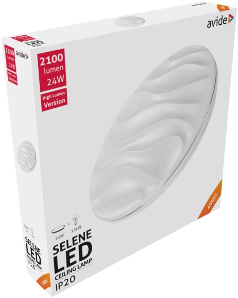 Avide LED Mennyezeti Lámpa Selene 24W 380*70mm NW 4000K | BR (SKU:ACLO38NW-24W-SEL) 24W Avide LED Mennyezeti Lámpa Selene 24W 380*70mm NW 4000K | BR (SKU:ACLO38NW-24W-SEL) 24W