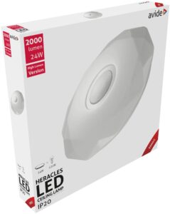 Avide LED Mennyezeti Lámpa Heracles 24W 395*66mm WW 3000K | BR (SKU:ACLO38WW-24W-HER) 24W