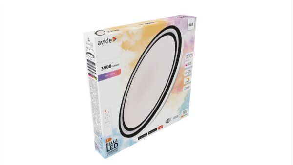 Avide LED Mennyezeti Lámpa Bella 36W RGB+CCT+Tuya Távirányítóval | BR (SKU:ACLO49RGB+CCT-36W-TUYA+IR-BS) Mennyezeti lámpák Avide LED Mennyezeti Lámpa Bella 36W RGB+CCT+Tuya Távirányítóval | BR (SKU:ACLO49RGB+CCT-36W-TUYA+IR-BS) Mennyezeti lámpák