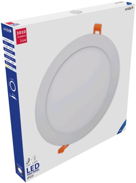 Avide LED Beépíthető Kerek Mennyezeti Lámpa ALU 24W CW 6400K | BR (SKU:ACRPCW-R-24W-ALU) Kerek Avide LED Beépíthető Kerek Mennyezeti Lámpa ALU 24W CW 6400K | BR (SKU:ACRPCW-R-24W-ALU) Kerek