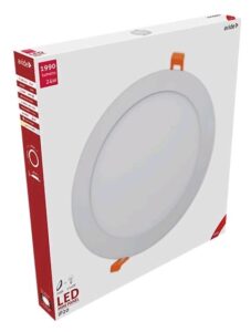 Avide LED Beépíthető Kerek Mennyezeti Lámpa ALU 24W WW 3000K | BR (SKU:ACRPWW-R-24W-ALU) Kerek