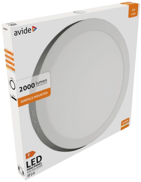 Avide LED Falra Szerelhető Kerek Mennyezeti Lámpa ALU 24W NW 4000K *Sérült csomagolás* | BR (SKU:ACSMNW-R-24W-ALU-SCS) LED panelek Avide LED Falra Szerelhető Kerek Mennyezeti Lámpa ALU 24W NW 4000K *Sérült csomagolás* | BR (SKU:ACSMNW-R-24W-ALU-SCS) LED panelek