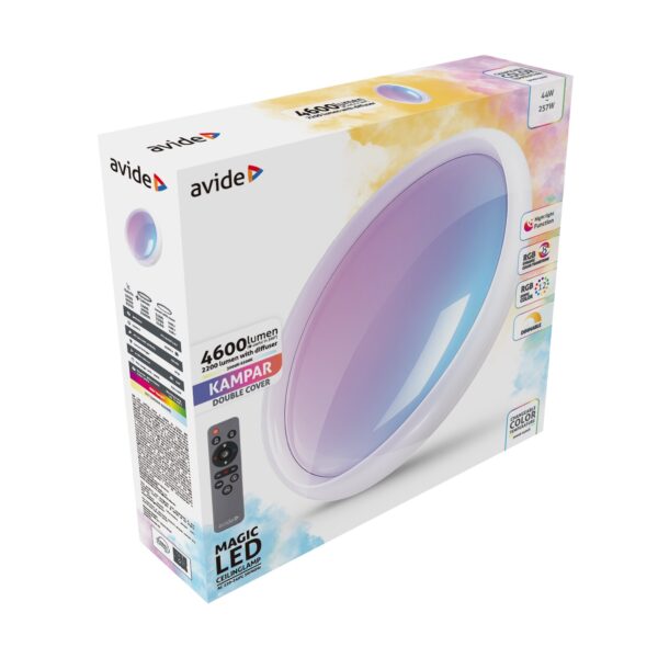 Avide Mennyezeti lámpa Kampar 22+22W RGBIC | BR (SKU:ADCO-KAM-44W-RGBIC) Mennyezeti lámpák Avide Mennyezeti lámpa Kampar 22+22W RGBIC | BR (SKU:ADCO-KAM-44W-RGBIC) Mennyezeti lámpák
