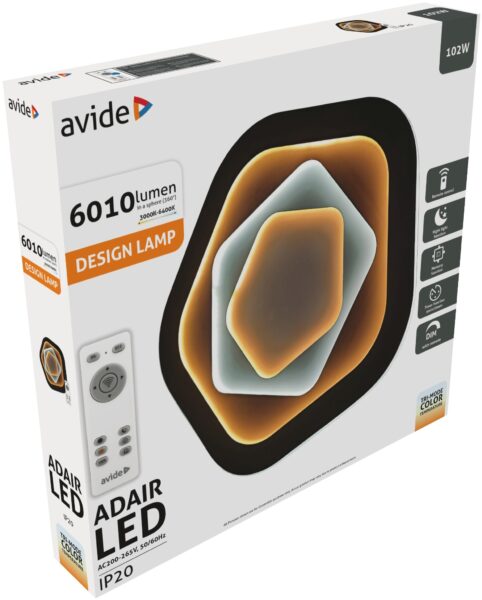 Avide Design Mennyezeti Lámpa Adair 102W(51+51) RF Távirányítóval | BR (SKU:ADO3S-ADA-2.4G) Mennyezeti lámpák Avide Design Mennyezeti Lámpa Adair 102W(51+51) RF Távirányítóval | BR (SKU:ADO3S-ADA-2.4G) Mennyezeti lámpák