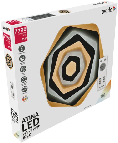 Avide Fali Design Oyster Nansy mini 3 kapcsolási mód 26W *Sérült Csomagolás* | BR (SKU:AWDO3S-NANM-V3-SCS) Mennyezeti lámpák