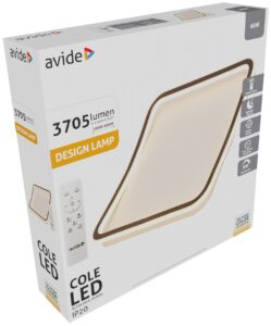 Avide Design Mennyezeti Lámpa Cole RF Távirányítóval | BR (SKU:ADO3S-COL-2.4G) Mennyezeti