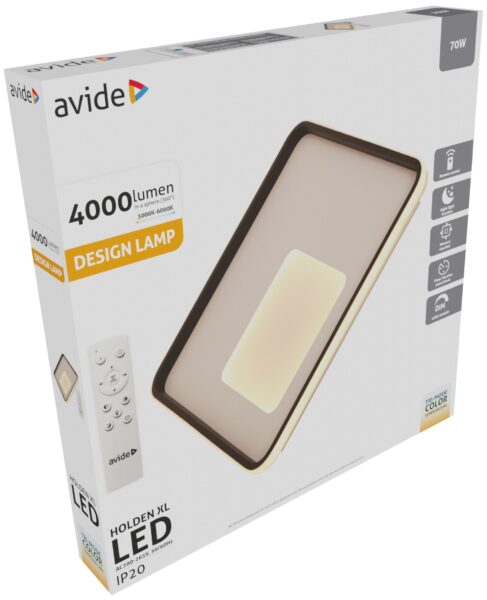 Avide Design Mennyezeti Lámpa Holden XL RF Távirányítóval | BR (SKU:ADO3S-HOLXL-2.4G) Mennyezeti