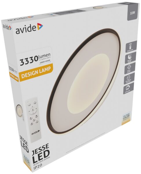 Avide Design Mennyezeti Lámpa Jesse RF Távirányítóval | BR (SKU:ADO3S-JES-2.4G) Mennyezeti lámpák
