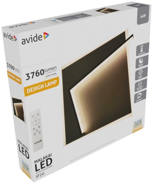 Avide Design Mennyezeti Lámpa Malakai RF Távirányítóval | BR (SKU:ADO3S-MALA-2.4G) Mennyezeti lámpák