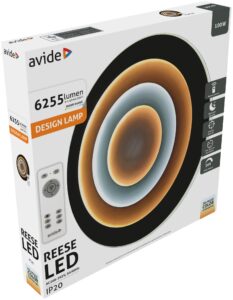 Avide Design Mennyezeti Lámpa Reese 100W(50+50) RF Távirányítóval | BR (SKU:ADO3S-REE-2.4G) Mennyezeti
