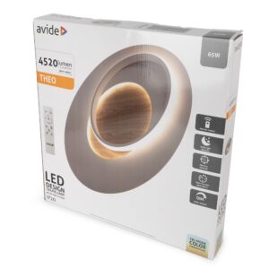 Avide Design Mennyezeti Lámpa Theo 65W RF Távirányítóval | BR (SKU:ADO3S-THEO-2.4G) Mennyezeti
