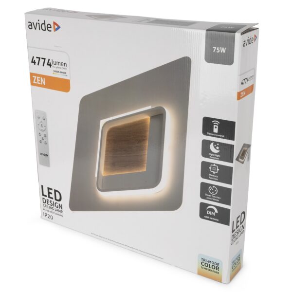 Avide Design Mennyezeti Lámpa Zen 75W RF Távirányítóval | BR (SKU:ADO3S-ZEN-2.4G) Egyéb Avide Design Mennyezeti Lámpa Zen 75W RF Távirányítóval | BR (SKU:ADO3S-ZEN-2.4G) Egyéb