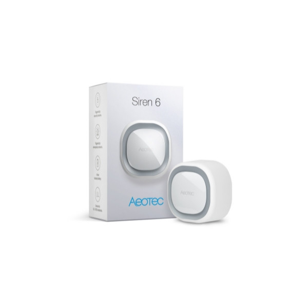 Aeotec Siren 6 – beltéri riasztósziréna – Z-Wave (ZW164) Aeotec ZW164 Aeotec Siren 6 – beltéri riasztósziréna – Z-Wave (ZW164) Aeotec ZW164