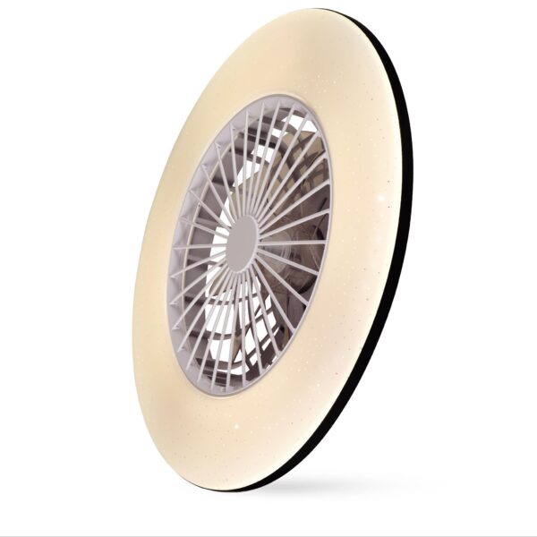Avide Mennyezeti lámpa ventilátorral Willow CCT+RGBIC, 2x36W+18W motor, távirányítóval | BR (SKU:AFCLIC-72W-18W-WIL-L) Lámpatestek