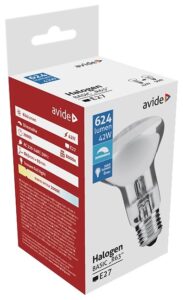 Avide Halogén R63 42W E27 2000h | BR (SKU:AHR63WW-42W) Reflektív