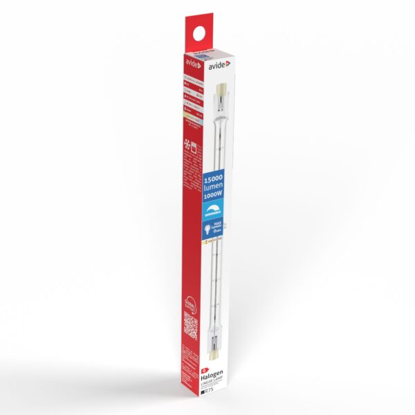 Avide Halogén lineáris R7s 10x189mm 1000W 2000h 300°C | BR (SKU:AHR7WW-C1000W-300) Halogén izzók Avide Halogén lineáris R7s 10x189mm 1000W 2000h 300°C | BR (SKU:AHR7WW-C1000W-300) Halogén izzók
