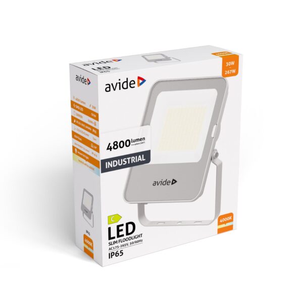Avide LED Reflektor Ipari SMD 30W NW 4000K 160lm/W | BR (SKU:AILFLNW-30W) Egyéb