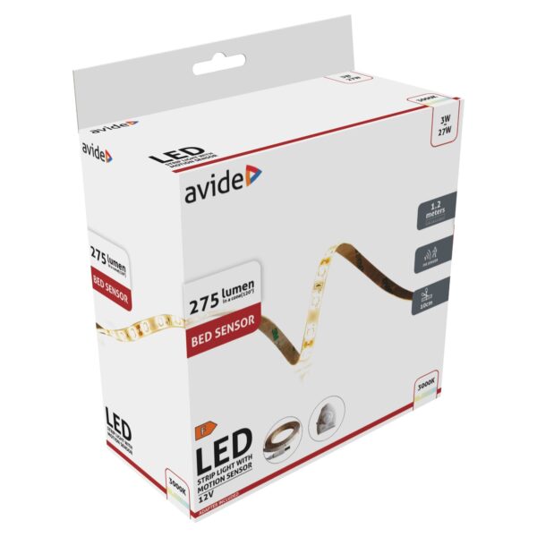 Avide LED Szalag Ágy Szenzor 12V 1.5m RGB | BR (SKU:ALBLBED12V-SEN-RGB) Szettek