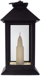 Entac LED Gyertyás Lámpa Fekete 17cm | BR (SKU:ALCL17-B) Gyertya