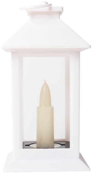 Entac LED Gyertyás Lámpa Fehér 17cm | BR (SKU:ALCL17-W) Gyertya